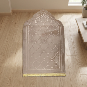 พรมละหมาด EiffelHome ผลิตจากโพลีเอสเตอร์หนา พร้อมแผ่นรองกันลื่น ขนปุยปานกลาง สีพื้น ซักมือได้ เหมาะสำหรับใช้ในเชิงพาณิชย์ - Product Image 6