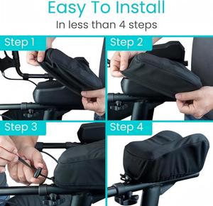 Coussinets d'accoudoirs en mousse légère personnalisés pour déambulateurs verticaux, coussins antidérapants souples, protège-avant-bras pour déambulateurs verticaux - Product Image 2