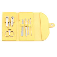 WELLFLYER MS-783 kit d'outils de soin des ongles en acier inoxydable kit coupe-ongles manucure pédicure ensemble vente en gros