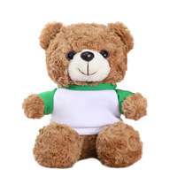 Ours en peluche personnalisé pour cadeau de fête, avec vêtements ajustables, personnalisable selon vos besoins.