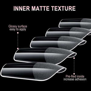 600pcs/box Full Cover Press on <b>Nail</b> Tips French Square False <b>Nail</b> <b>Extension</b> <b>Nail</b> Art Wholesale - Product Image 3