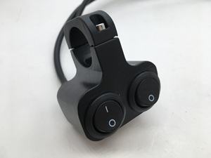 Pièces de moto, interrupteur de moto, interrupteur de phare noir en alliage d'aluminium, interrupteur d'alimentation pour projecteur LED stroboscopique - Product Image 6