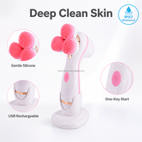 Brosse nettoyante électrique pour le visage, exfoliant pour le corps, soin de la peau, nettoyage en profondeur des pores, rechargeable