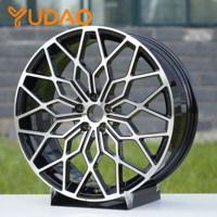 Jantes en alliage forgé haute performance YUDAO pour la course, 18-20 pouces, aluminium 6061-T6, finition argent, usinage CNC diamanté, garantie 3 ans