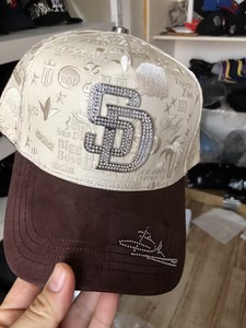 Gorra de Béisbol con Pedrería SD para Hombre y Mujer, Estilo Hip Hop, Ajustable - Product Image 1