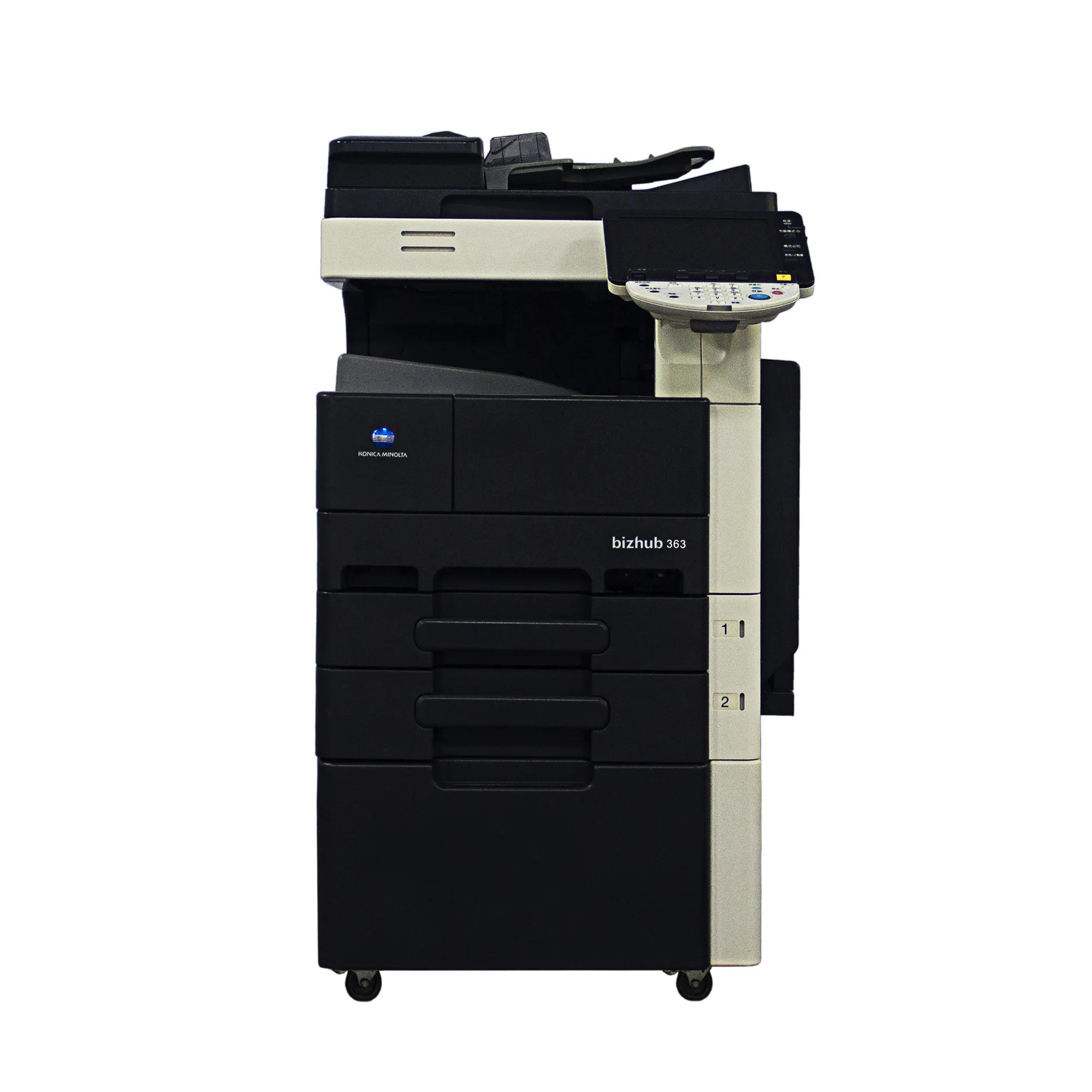 Hoge Kwaliteit Printers Kopieerapparaten Print Machine Voor Konica Minolta Bh363 Gebruikt Kopieerapparaat