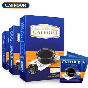 Catfour Jingkou-Café en polvo instantáneo <span class=keywords><strong>de</strong></span> bajo contenido <span class=keywords><strong>de</strong></span> grasa, refrescante, sin café <span class=keywords><strong>de</strong></span> sacarosa, color negro, montaña azul, americano - Product Image 4