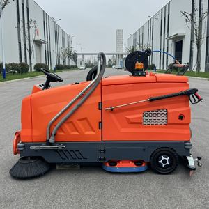 Boshuo Ride-on <b>Floor</b> Scrubber 12000m2/h 280L Clean Water 1230mm <b>Cleaning</b> Width for Industrial Logistics - Product Image 3