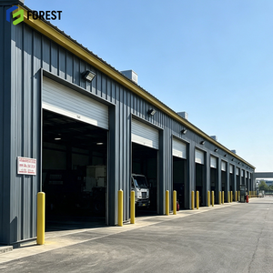 Entrepôt de stockage commercial modulaire en acier sur mesure, à grande hauteur, préfabriqué, pour centre logistique industriel lourd - Product Image 1