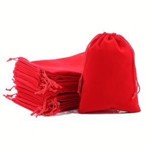 10X15Cm Velvet <b>Bag</b> Gift Candy Toys Beads Keychains Cosmetics Velvet Pouch <b>Bag</b> - Product Image 3