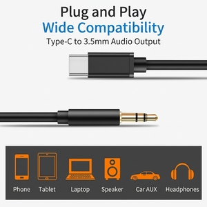 Cavo <span class=keywords><strong>Aux</strong></span> per Telefono 3.5mm <span class=keywords><strong>USB</strong></span> C Tipo C, Cavo Audio <span class=keywords><strong>Aux</strong></span>, Adattatore Ausiliario - Product Image 4
