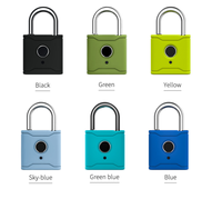 Cadenas électronique intelligent à empreintes digitales, sans clé, étanche, grande taille, application TTlock