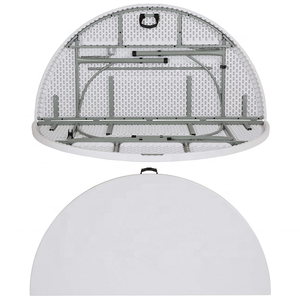 <span class=keywords><strong>Mesa</strong></span> Redonda <span class=keywords><strong>Plegable</strong></span> de Plástico Blanca para Banquetes de Boda al Aire Libre, <span class=keywords><strong>6</strong></span> Pies, 72 Pulgadas, para 10 <span class=keywords><strong>Personas</strong></span> - Product Image 5