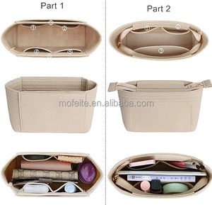 Biểu tượng tùy chỉnh giá tốt cảm thấy PURSE <span class=keywords><strong>Organizer</strong></span> cho túi xách sản xuất tại Trung Quốc - Product Image 5
