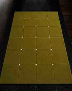 Contemporary Wool Hand Tufted Floor Rug Plush Loop Pile Carpet Anti Slip Mat for Bedroom Hotel Office Home Interiors - Product Image 4