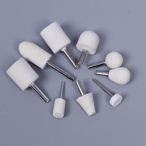 Embout <span class=keywords><strong>de</strong></span> polissage rotatif professionnel pour métal, verre, céramique et bijoux, tête <span class=keywords><strong>de</strong></span> polissage en feutre <span class=keywords><strong>de</strong></span> <span class=keywords><strong>laine</strong></span> - Product Image 4