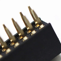 핫 세일 간격 2.54mm 2 ~ 40 핀 단일 이중 행 SMT 유형 SMD 여성 핀 헤더 PCB 핀 헤더 여성 헤더 이중 행 커넥터