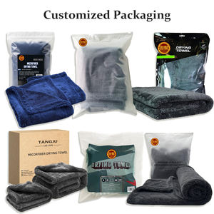 ผ้าขนหนูไมโครไฟเบอร์เช็ดรถแบบห่วงบิด1400gsm ขนาด40*40ซม. มีรายละเอียดอัตโนมัติ - Product Image 5