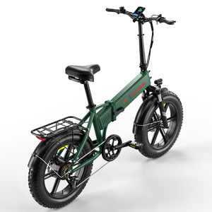 Vélo pliant électrique Elenovabike OD20 20 pouces avec pneus larges, freins à disque, moteur 500W, batterie 48V 15Ah, 7 vitesses, cadre en aluminium - Product Image 3