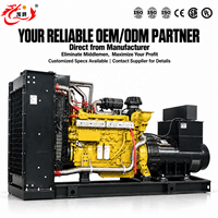 Générateur de puissance 1000 kVA/800 kW, machine de production d'énergie, groupe électrogène diesel à châssis ouvert pour grands centres commerciaux et complexes commerciaux