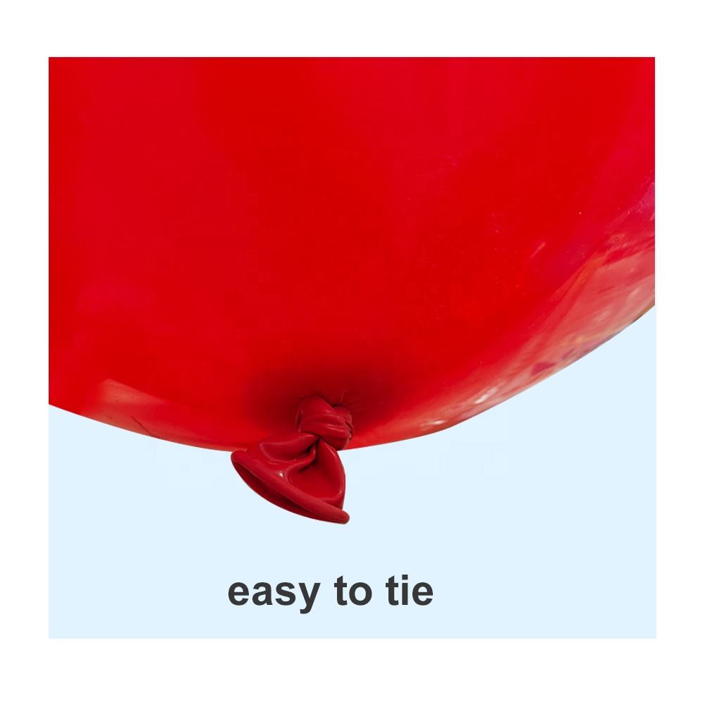 High Quality Party Decoration Theme Supplies 100% Natural Latex Rainbow Matte Color Biodegradable Eco Friend Balloons