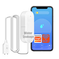 TY-WI-4 2026 Détecteur de fuite d'eau WiFi intelligent pour la maison et la cuisine, surveillance des fuites via l'application Tuya, notification par téléphone, sécurité