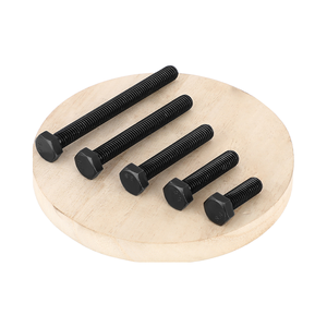 Boyutları ile 8.8 sınıf karbon çelik altıgen vidalı cıvata dış M3-M30 çinko kaplama veya siyah oksit kaplama ISO/ASME/DIN933 standart - Product Image 4