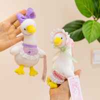 Boneka Bebek Putih Lucu, Mainan Boneka Angsa Kartun Kawaii, Gantungan Kunci Tas, Boneka Grosir, Hiasan Sofa Kamar Tidur Anak Perempuan