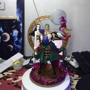 Offres Spéciales produit de haute qualité une pièce 40CM Zoro YG Nico <span class=keywords><strong>Robin</strong></span> étreignant Posture modèle jeu Anime Figure dessin animé-personnage - Product Image 3