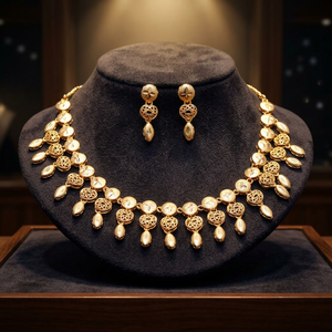 Venta al por mayor de joyería de moda 14K 18K 24K oro relleno formando collares conjunto, joyería turca tradicional, Latón chapado en oro joyería. - Product Image 1