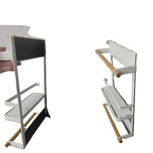 <span class=keywords><strong>Étagère</strong></span> magnétique pour réfrigérateur, support de rangement en métal, organisateur de cuisine, <span class=keywords><strong>étagère</strong></span>s <span class=keywords><strong>à</strong></span> <span class=keywords><strong>épices</strong></span>, <span class=keywords><strong>étagère</strong></span>s décoratives, sans perçage, montage mural - Product Image 2