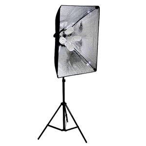 5 ampoules en 1 support photographie boîte souple vidéo Studio Film <span class=keywords><strong>Photo</strong></span> tir téléphone caméra éclairage doux boîte lampes trépied support Kit - Product Image 2