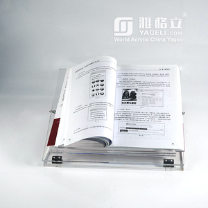 Soporte de acrílico ajustable personalizado estable para libro confuciano chino y Biblia - Product Image 4