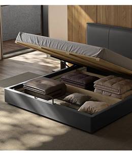 Новая кровать-софа 2025 года из натуральной кожи высшего качества, 1,8 м, размер King Size, в итальянском минималистичном стиле, с обивкой, для главной спальни, свадебная - Product Image 5