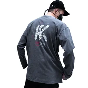 Killwinner-camisetas de estilo hip hop para hombre y mujer, camisas deportivas informales de manga larga con bolsillos estampados, primavera y otoño, nuevas