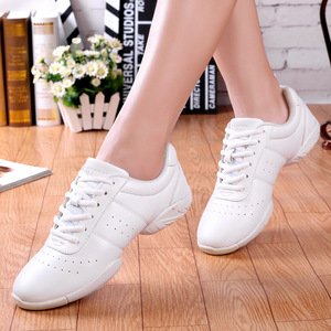 Zapatos de <span class=keywords><strong>Baile</strong></span> de Porristas Blancos Ligeros y Cómodos <span class=keywords><strong>para</strong></span> Niñas Diseñados <span class=keywords><strong>para</strong></span> Entrenamiento Atlético y <span class=keywords><strong>Baile</strong></span> - Product Image 5