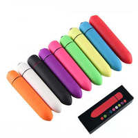 Vibrateur portable à 10 vitesses, design pointu givré, silencieux 40 dB, fonctionne sur piles, jouets sexuels pour femmes