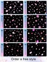 160W extérieur tombant des fleurs flottant atmosphère dynamique lumière de Projection créative décoration murale étanche
