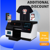 Impresora Digital UV de Inyección de Tinta Personalizada, Formato A3, para Etiquetas Flexográficas, Tipo Cáscara de Huevo, de Alta Velocidad, para Cabezal de Impresión I3200, Automática, Tamaño Pequeño