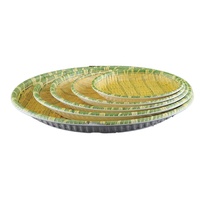 Assiette ronde en mélamine incassable de 8 pouces pour restaurant, avec impression personnalisée