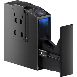 Nightstand Quick Access Hangun Safe con caja de seguridad para pistola de puerta corredera automática, pistola biométrica montada segura para pistola, - Product Image 1