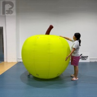 Pomme Géante Gonflable LED de 2m pour Extérieur, Publicité Personnalisée sur le Thème des Fruits avec Logo, Idéale pour l'Ouverture de Magasin, la Promotion Agricole et les Scènes