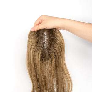 Nuevos Estilos 2026: Topper de Encaje Suizo para Mujeres Blancas, 100% Cabello Humano Virgen Europeo Ruso, Proveedor de Extensiones - Product Image 5