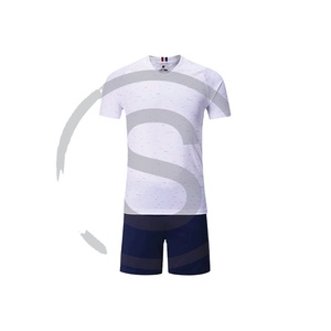 เสื้อฟุตบอลแบบสวมใส่สบาย ระบายอากาศได้ดี ผลิตจากโพลีเอสเตอร์ 100% สำหรับผู้ใหญ่ แบบยูนิเซ็กซ์ แขนสั้น สั่งทำได้ตามต้องการ - Product Image 1