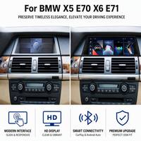 Autoradio pour BMW X5 E70 X6 E71 E72 CCC/CIC (2007-2013) avec système Linux 8,8 pouces, unité centrale multimédia sans fil Android Auto & CarPlay