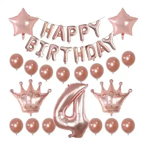 foil balloons 1st birthday party decorations kids ballon number latex Set 
