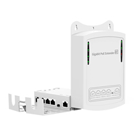 Extenseur PoE 90W IEEE 802.3bt 5 ports étanche Gigabit 60W sortie PoE++ pour caméra PTZ Système de surveillance CCTV extérieur