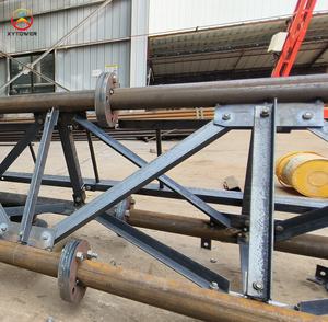 30 미터 장거리 와이파이 5g 4g 안테나 삼각형 관형 Guyed 통신 타워 - Product Image 6