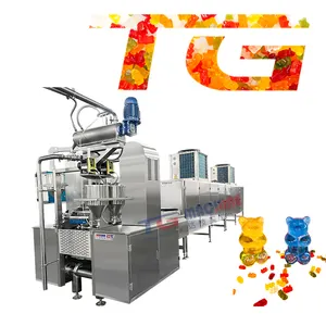 TG, лидер продаж, усовершенствованная машина для изготовления жевательной конфеты для гамбургеров, желатиновое медвежонок, желатиновое желе, мягкая добавка, автоматическая машина