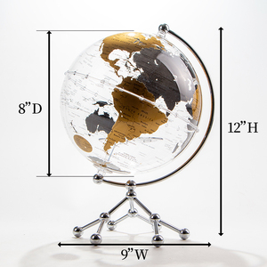 Wellfun <span class=keywords><strong>Grand</strong></span> <span class=keywords><strong>Monde</strong></span> DIY Affichage En Plastique En Gros Grande Taille Noël Mova Rotatif Nouveauté Cadeaux Globe Terre Globe Décor Globe - Product Image 5